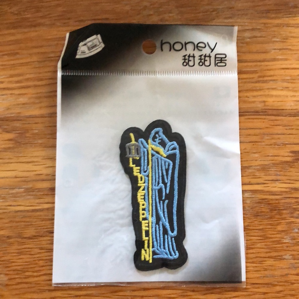 NWT Led Zeppelin Stairway to Heaven Lantern iron-on patch